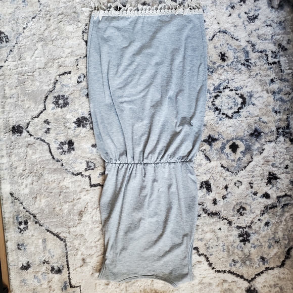 Light gray cover up dress - Picture 4 of 4